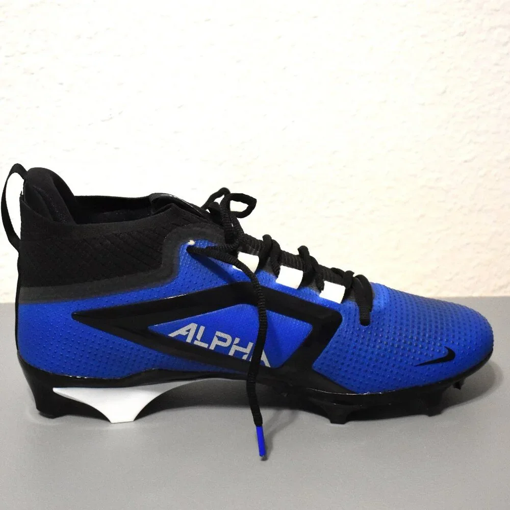 Nike Alpha Menace Elite 4 Football Cleats Mens 12 Royal Blue FD7036-400